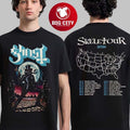 Ghost Skeletour 2026 Merch Cowboy Papa With Dates - Adult & Kids T-Shirts, Sweatshirts & Hoodies apparel design preview 1