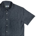 Ghost Wall Charcoal Blue Button Up - Adult & Kids T-Shirts, Sweatshirts & Hoodies apparel design preview 1