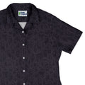 Ghost Wall Purple Curvy Button Up - Adult & Kids T-Shirts, Sweatshirts & Hoodies apparel design preview 1