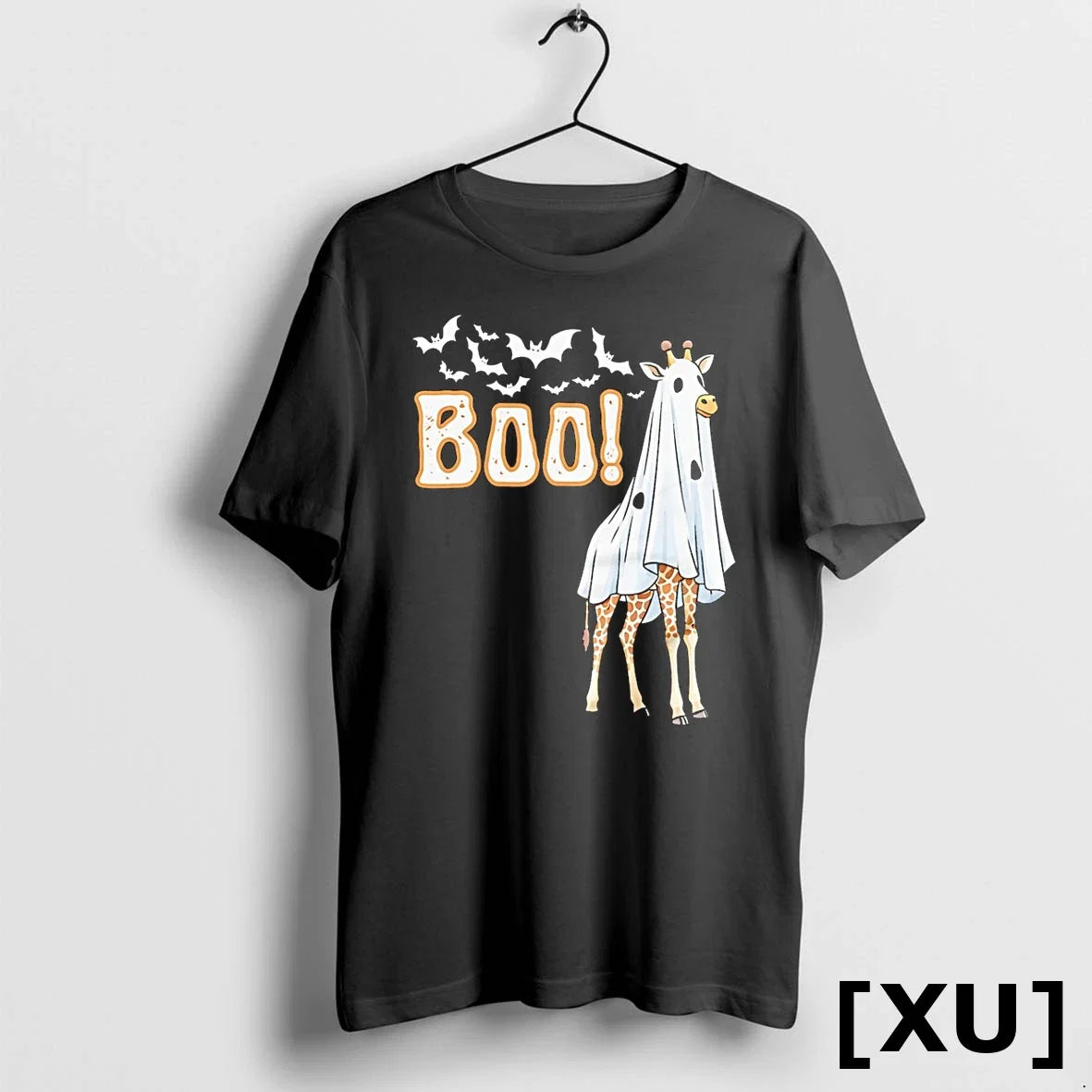 Ghost Giraffe Boo Halloween Sweater - Adult & Kids T-Shirts, Sweatshirts & Hoodies apparel design preview 1