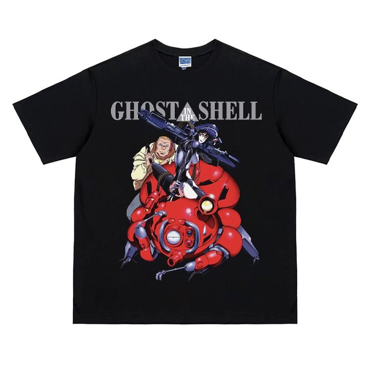 GhostShell "Settlement Screen" Vintage Anime 100% - Adult & Kids T-Shirts, Sweatshirts & Hoodies apparel design preview 1