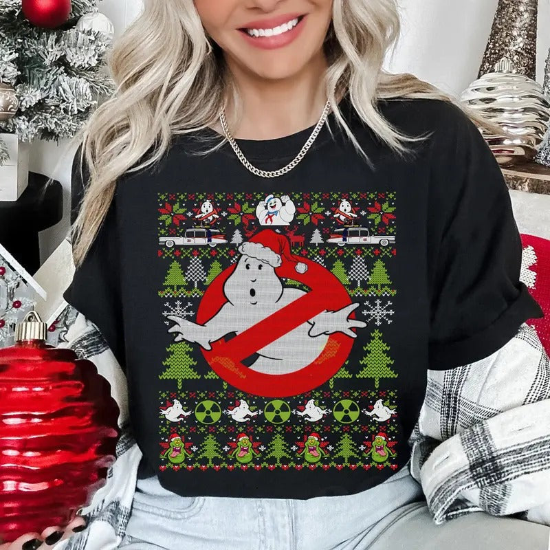 Ghostbusters Ugly Ghostbusterst Ghostbuster Movie - Adult & Kids T-Shirts, Sweatshirts & Hoodies apparel design preview 1