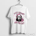 Ghostface Fuck Around And Find Out Horror Pink - Adult & Kids T-Shirts, Sweatshirts & Hoodies apparel design preview 1
