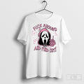 Ghostface Fuck Around And Find Out Horror Pink - Adult & Kids T-Shirts, Sweatshirts & Hoodies apparel design preview 1