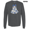 Ghostly Blue Florals Comfort Colors 'NLB' - Adult & Kids T-Shirts, Sweatshirts & Hoodies apparel design preview 1