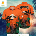 MLB Hawaiian Baseball Botanicals Giants Field of - Adult & Kids T-Shirts, Sweatshirts & Hoodies apparel design preview 1