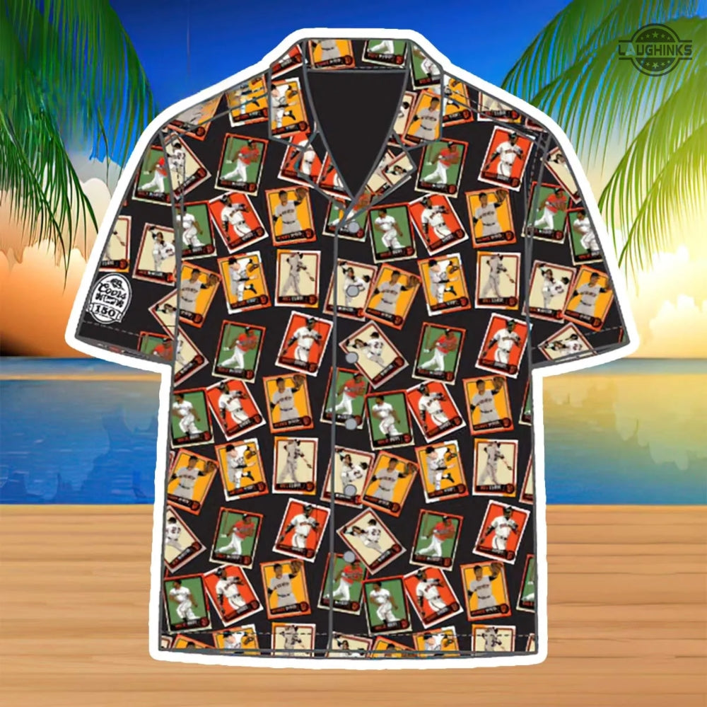 Giants Legends Aloha Sf Hawaiian Button Up And Shorts - Adult & Kids T-Shirts, Sweatshirts & Hoodies apparel design preview 1