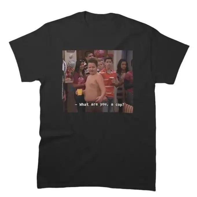 Gibby What Are You Cop Casual Menswear Top Underwear - Adult & Kids T-Shirts, Sweatshirts & Hoodies apparel design preview 1
