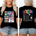 Teacher Back School Tour Abcd First Day - Adult & Kids T-Shirts, Sweatshirts & Hoodies apparel design preview 1