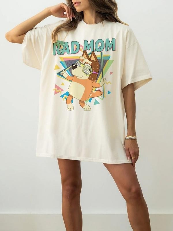 Bluey Rad Mom Family Retro Chilli Heeler Mum Party - Adult & Kids T-Shirts, Sweatshirts & Hoodies apparel design preview 1