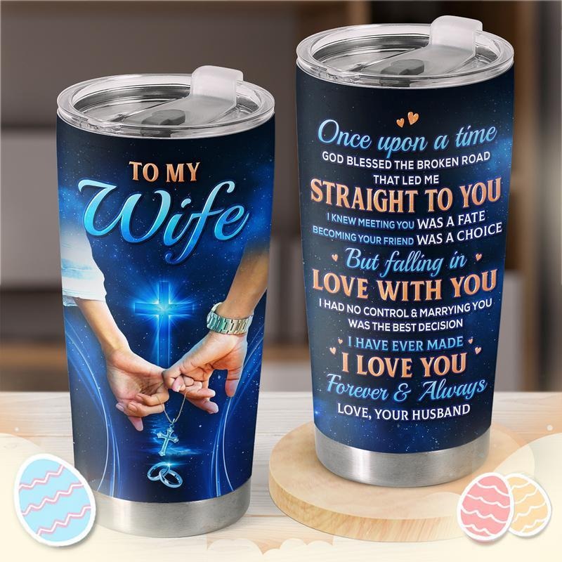 Wife Husband Wedding Anniversary Valentines Her 20oz - Adult & Kids T-Shirts, Sweatshirts & Hoodies apparel design preview 1