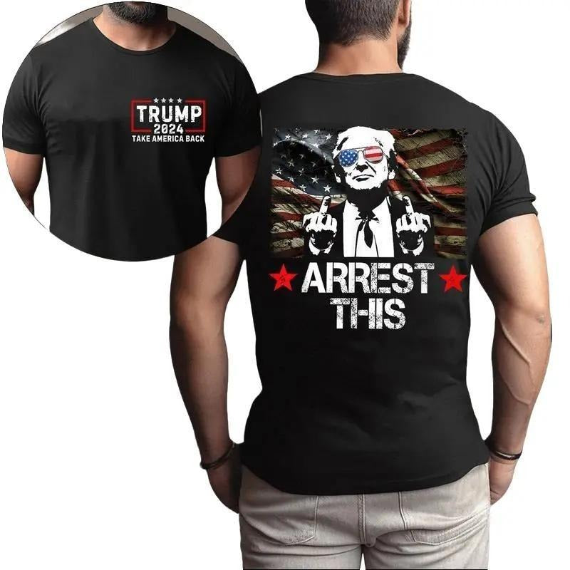 [Gildan Trump Arrest This Him Her - Adult & Kids T-Shirts, Sweatshirts & Hoodies apparel design preview 1