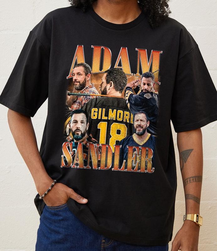 Gilmore Ad4m Sandl4r Happy 4dam Fan Classic Cotton - Adult & Kids T-Shirts, Sweatshirts & Hoodies apparel design preview 1