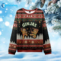 Gingerbread Ginjas In Battle Ugly Christmas Sweater - Holiday Gift product image