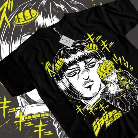 Giorno Giovanna JoJo'S Bizarre Anime Manga - Adult & Kids T-Shirts, Sweatshirts & Hoodies apparel design preview 1