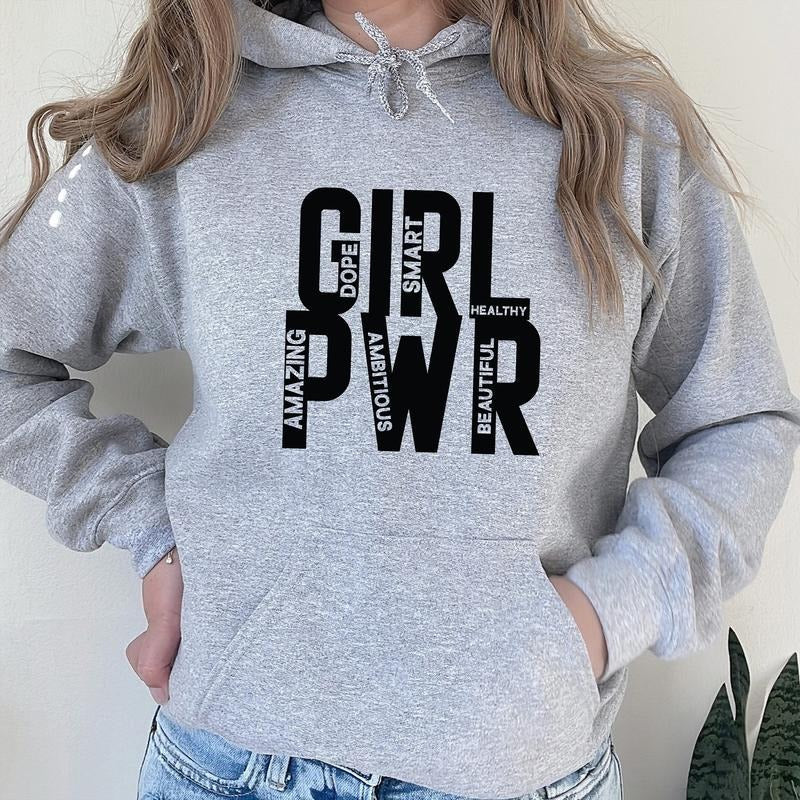 Girl Power International Day Empowerment March 8 - Adult & Kids T-Shirts, Sweatshirts & Hoodies apparel design preview 1