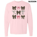 Girly Camo Bow Collage Comfort Colors 'NLB' - Adult & Kids T-Shirts, Sweatshirts & Hoodies apparel design preview 1