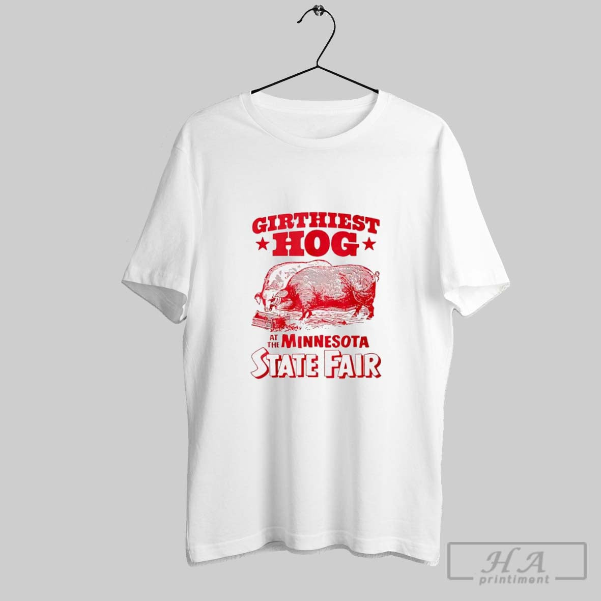Girthiest Hog At The Minnesota State Fair - Adult & Kids T-Shirts, Sweatshirts & Hoodies apparel design preview 1