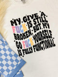 Give F Top - Adult & Kids T-Shirts, Sweatshirts & Hoodies apparel design preview 1