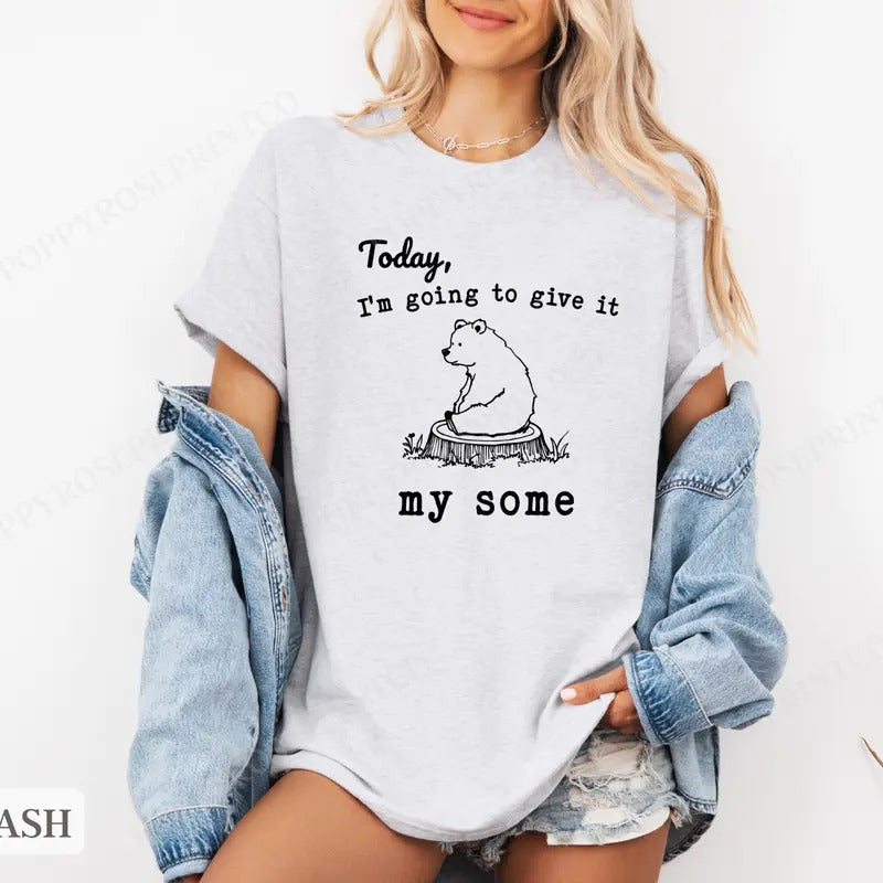 Give My Some Bella Canvas Funny Her - Adult & Kids T-Shirts, Sweatshirts & Hoodies apparel design preview 1