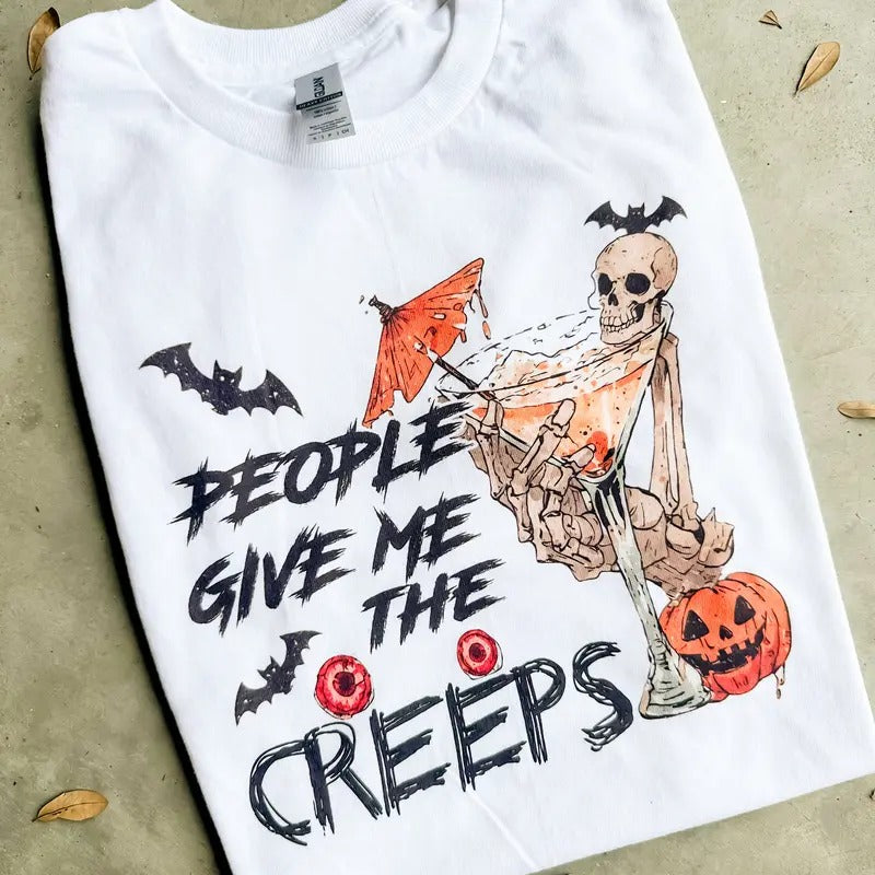 Give Me Creeps Top - Adult & Kids T-Shirts, Sweatshirts & Hoodies apparel design preview 1