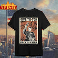 Give Tiktok Back To China Poster - Adult & Kids T-Shirts, Sweatshirts & Hoodies apparel design preview 1