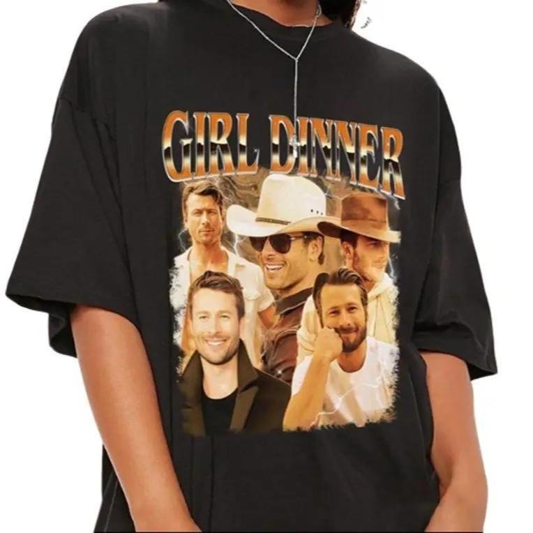 Glen Powell Girl Dinner Vintage If You Feel Chase - Adult & Kids T-Shirts, Sweatshirts & Hoodies apparel design preview 1