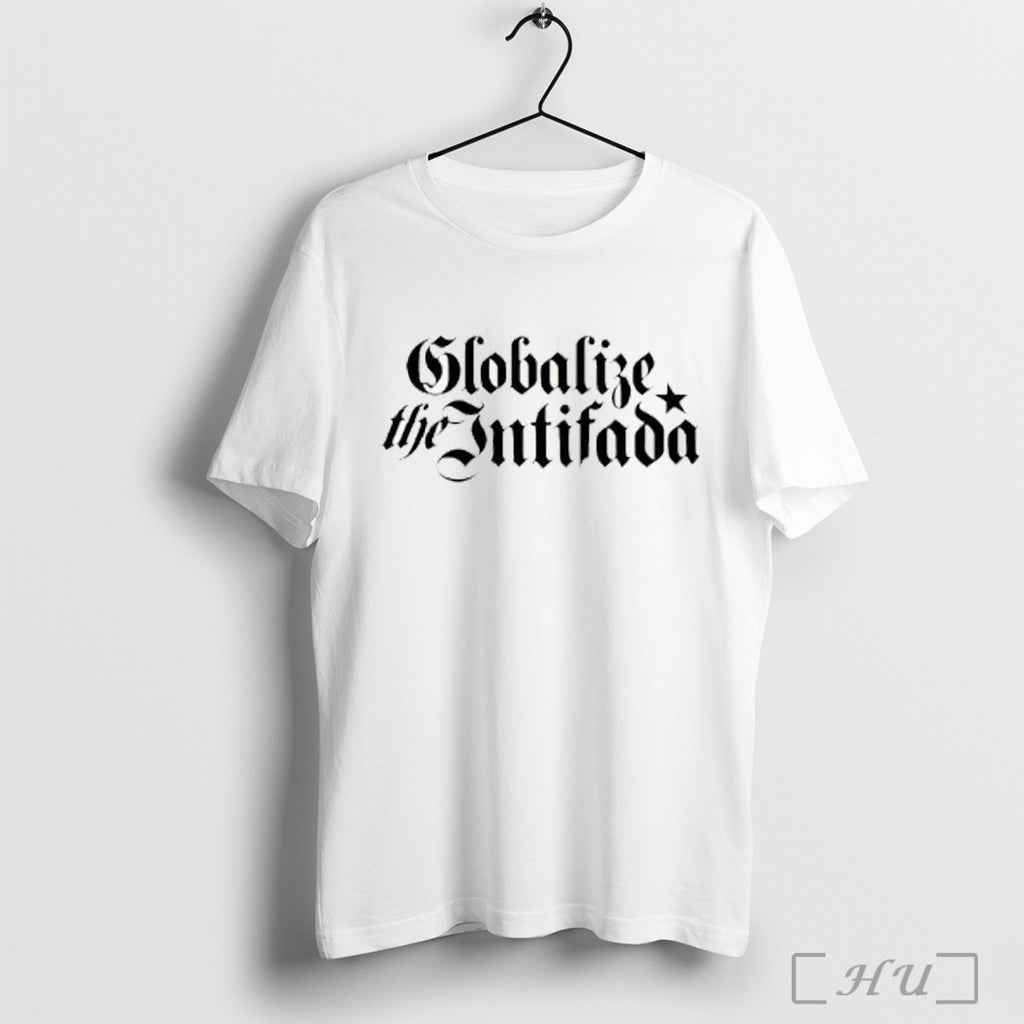 Globalize The Intifada Mamdani - Adult & Kids T-Shirts, Sweatshirts & Hoodies apparel design preview 1