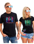 Glow Halloween FRIENDS: Dark - Adult & Kids T-Shirts, Sweatshirts & Hoodies apparel design preview 1