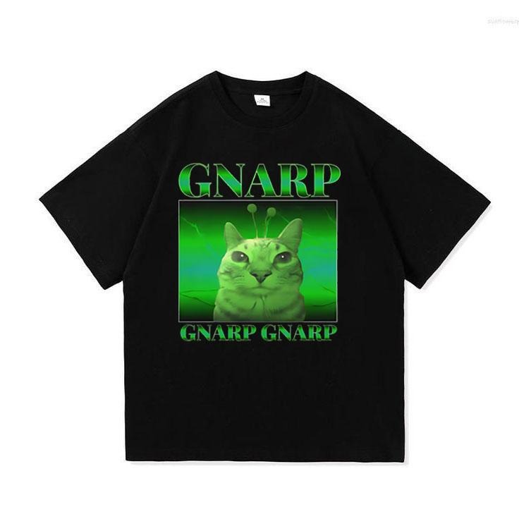 Gnarp Cat Silly Alien Meme Brainrot Gen Z Stupid - Adult & Kids T-Shirts, Sweatshirts & Hoodies apparel design preview 1