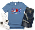 Gnome 4th July Gnomes Love Red White Blue - Adult & Kids T-Shirts, Sweatshirts & Hoodies apparel design preview 1