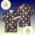 Gnomes And Skull Claus Blue Hawaiian Outfit - Adult & Kids T-Shirts, Sweatshirts & Hoodies apparel design preview 1