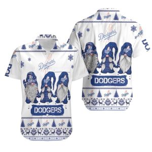 Gnomes LA Dodgers Hawaiian Christmas Gift For - Adult & Kids T-Shirts, Sweatshirts & Hoodies apparel design preview 1