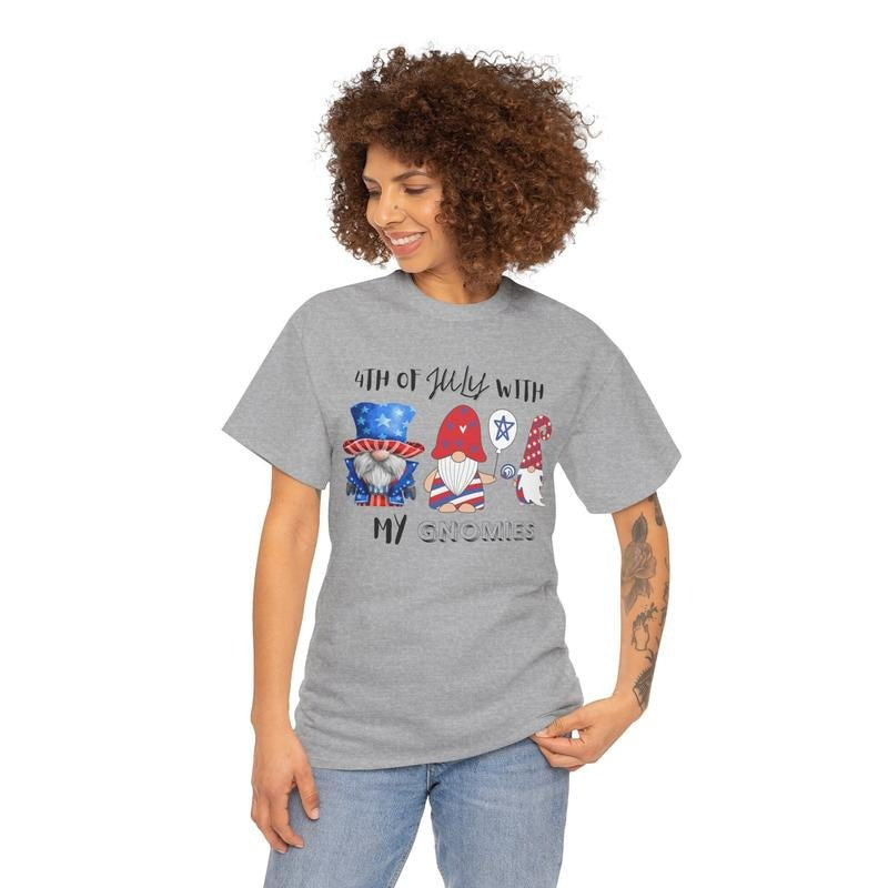 Gnomes 4th July Independence Day Firework Lover Gnome - Adult & Kids T-Shirts, Sweatshirts & Hoodies apparel design preview 1