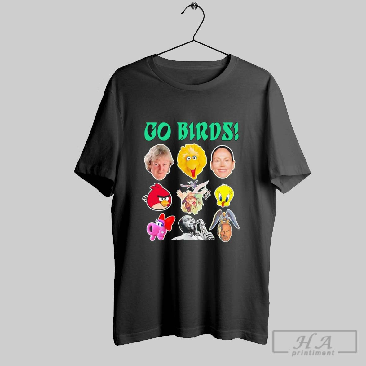 Go Birds Mashup Graphic - Adult & Kids T-Shirts, Sweatshirts & Hoodies apparel design preview 1