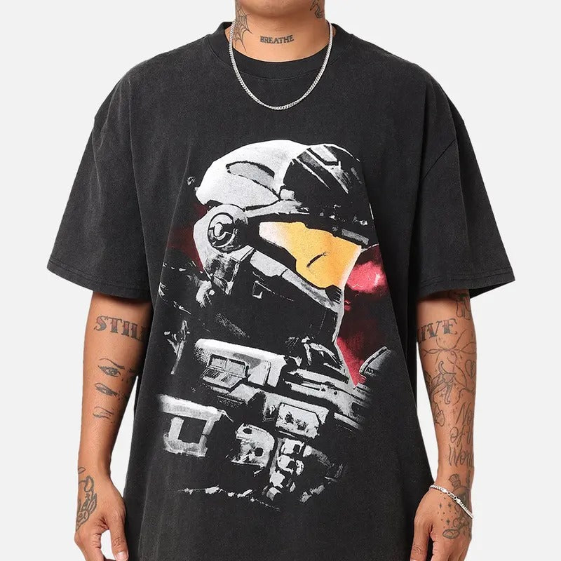 Goat Crew X Halo Reach Trending Movie Vintage 90s - Adult & Kids T-Shirts, Sweatshirts & Hoodies apparel design preview 1