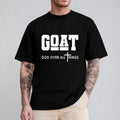 Goat God Over All Things Jesus Casual Crew Neck Short - Adult & Kids T-Shirts, Sweatshirts & Hoodies apparel design preview 1