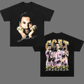 Goat Messi 2 Sided Vintage Soccer Menswear Womenswear - Adult & Kids T-Shirts, Sweatshirts & Hoodies apparel design preview 1