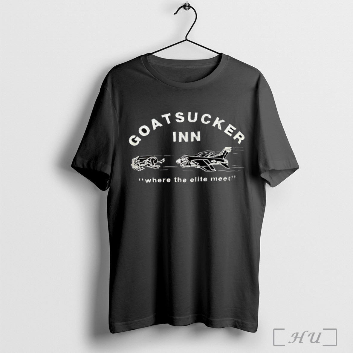 Goatsucker Inn Where The Elite Meet - Adult & Kids T-Shirts, Sweatshirts & Hoodies apparel design preview 1