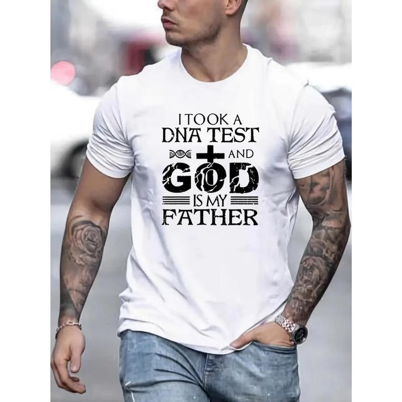 God Is My Father Printed Summer Casual Short Sleeve 1 - Adult & Kids T-Shirts, Sweatshirts & Hoodies apparel design preview 1