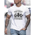 God Is My Father Printed Summer Casual Short Sleeve 1 - Adult & Kids T-Shirts, Sweatshirts & Hoodies apparel design preview 1