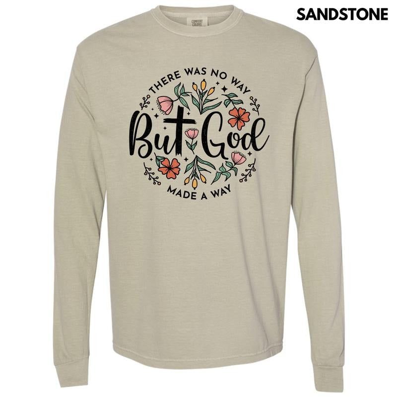 God Made Way Comfort Colors 'NLB' - Adult & Kids T-Shirts, Sweatshirts & Hoodies apparel design preview 1
