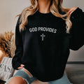 God Provides Casual Street Fleece Fabric Tops Perfect - Adult & Kids T-Shirts, Sweatshirts & Hoodies apparel design preview 1