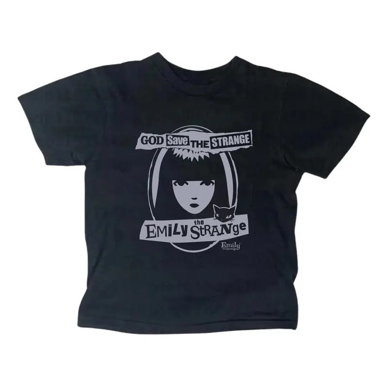 God Save Strange Baby Gothic Emo Girl Y2k Top - Adult & Kids T-Shirts, Sweatshirts & Hoodies apparel design preview 1