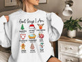 God Says I Am Jesus Christian Bible Holly Xmas - Adult & Kids T-Shirts, Sweatshirts & Hoodies apparel design preview 1