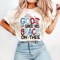 God Shed His Grace 4th July America Independence Day - Adult & Kids T-Shirts, Sweatshirts & Hoodies apparel design preview 1