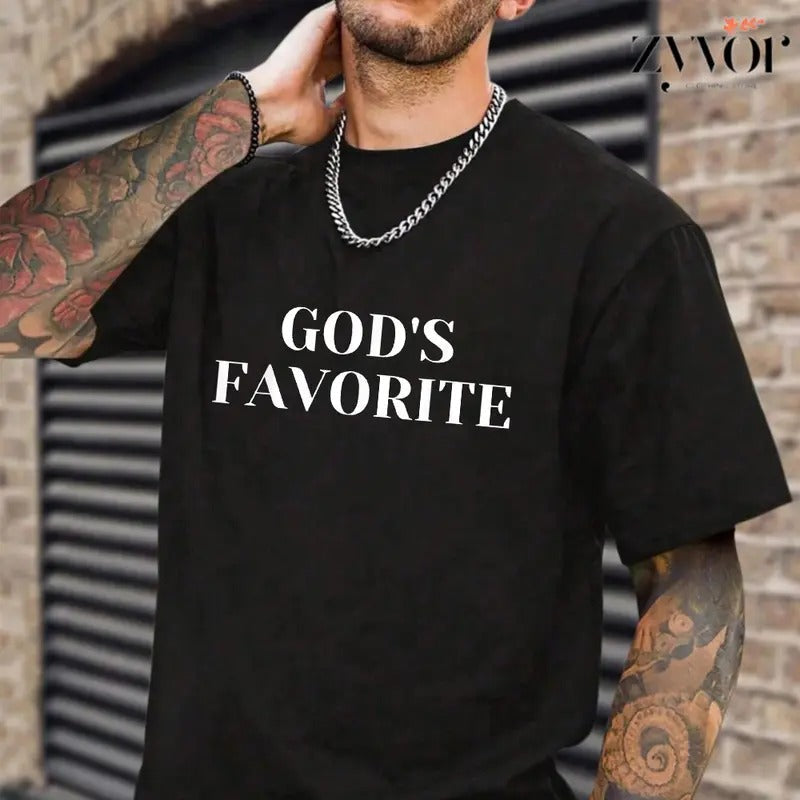 God'S Favorite Casual Crew Neck Short Sleeve Tops - Adult & Kids T-Shirts, Sweatshirts & Hoodies apparel design preview 1