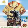 Godzilla Hawaiian Tropical Kaiju Design Movie Lover - Adult & Kids T-Shirts, Sweatshirts & Hoodies apparel design preview 1