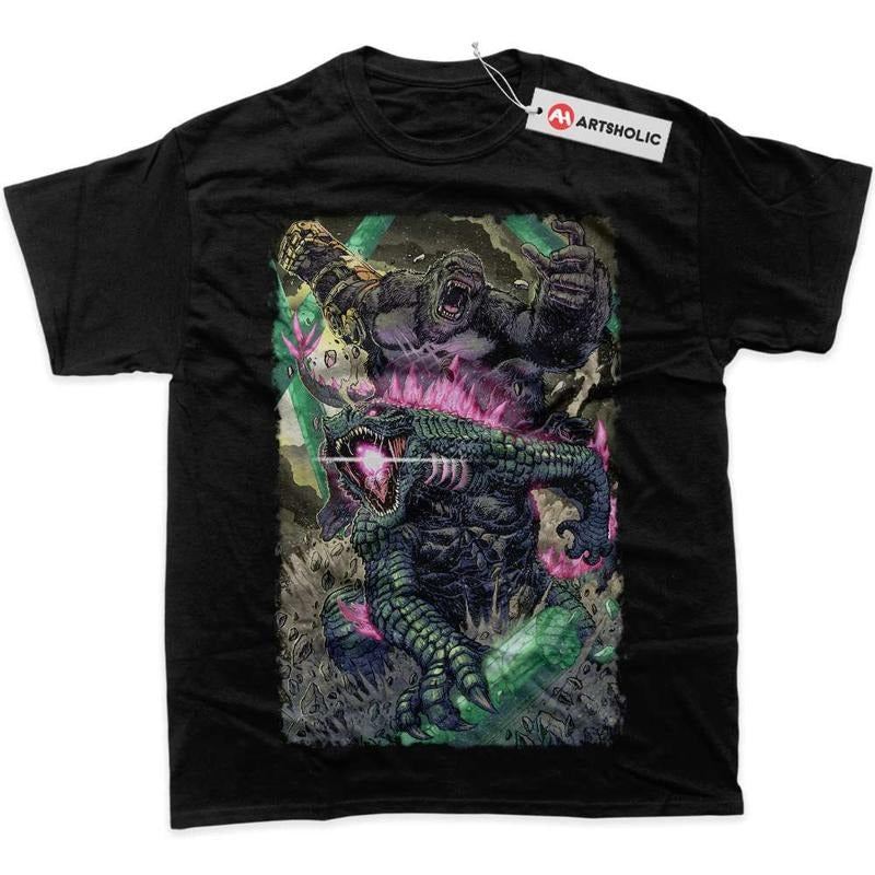 Godzilla Vs Kong Movie - Adult & Kids T-Shirts, Sweatshirts & Hoodies apparel design preview 1