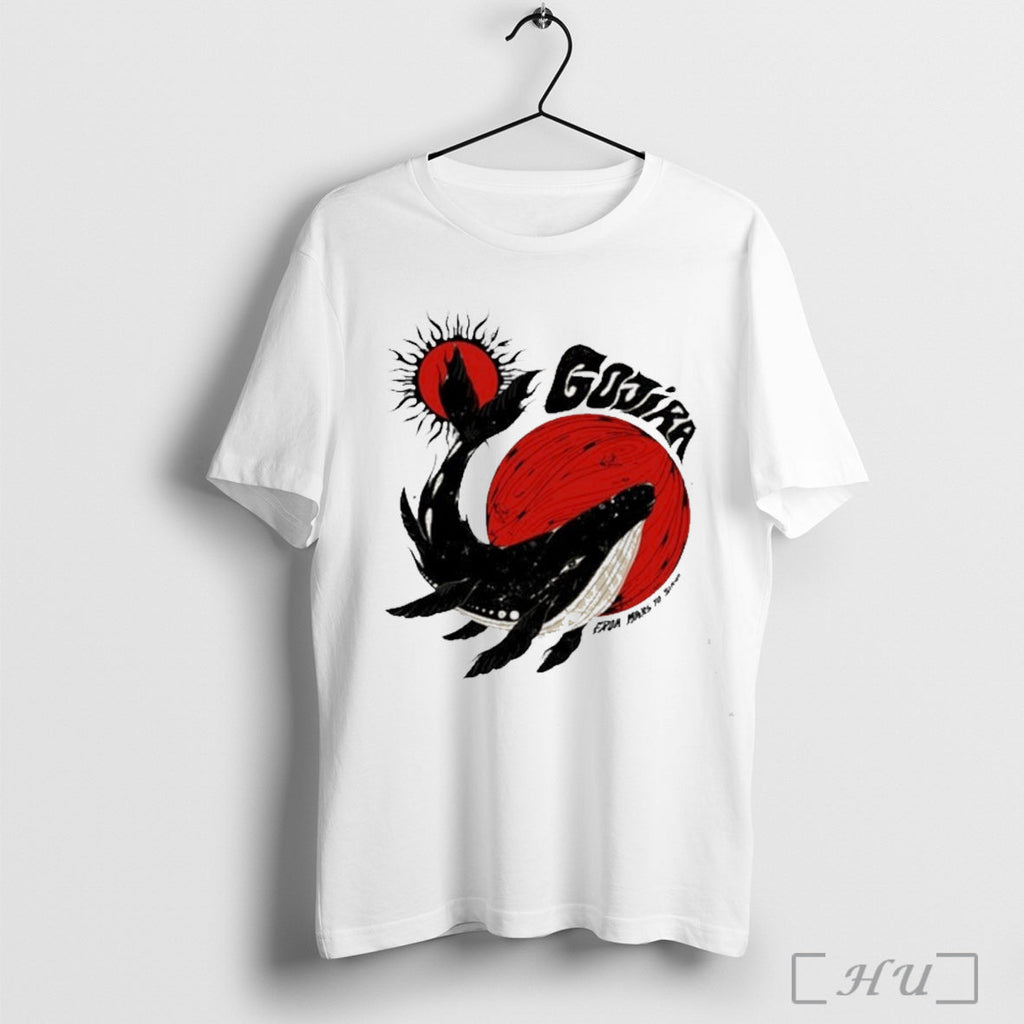 Gojira Music Whale Moon Sun - Adult & Kids T-Shirts, Sweatshirts & Hoodies apparel design preview 1
